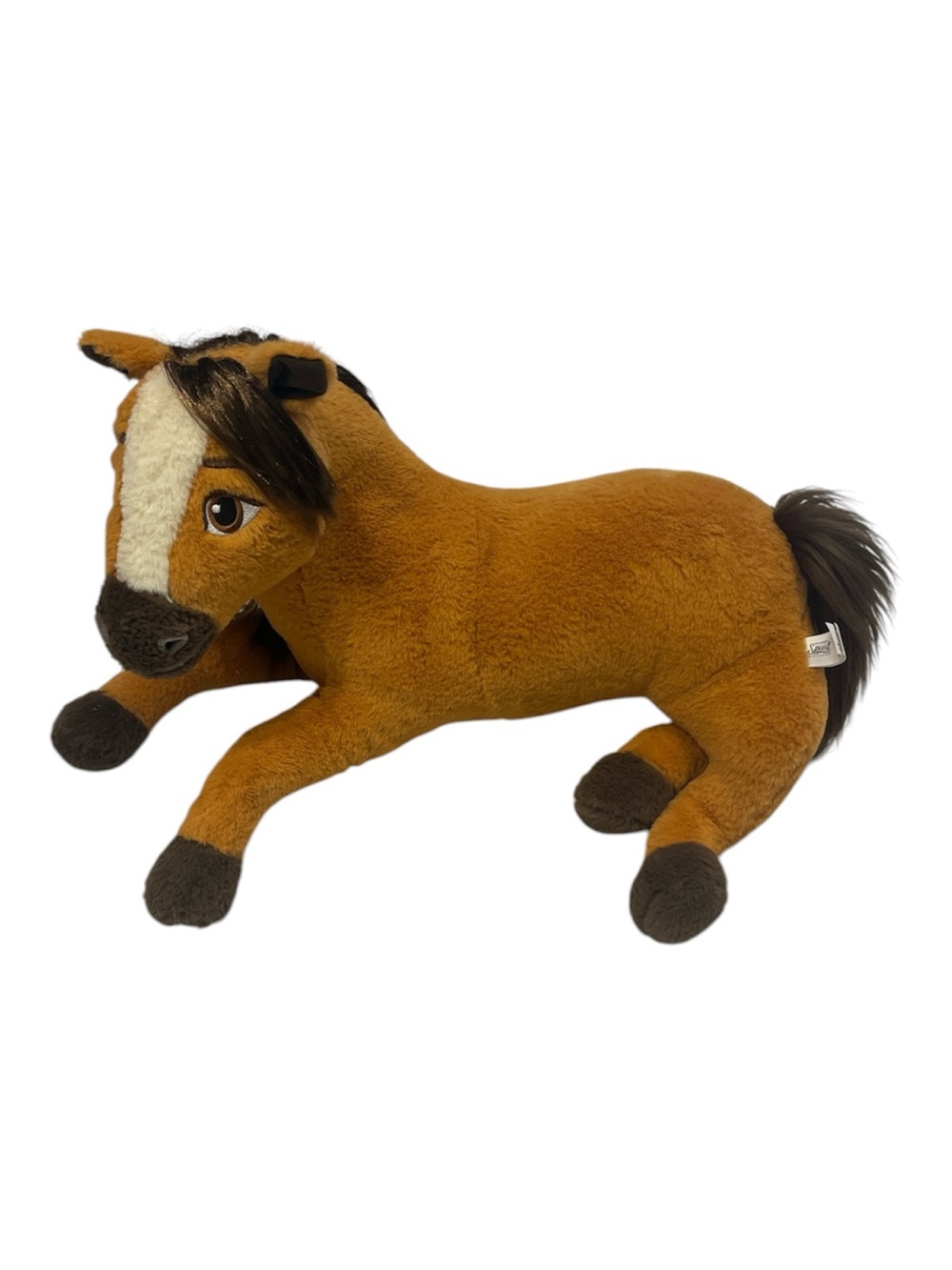 DREAMWORKS Spirit Riding Free Untamed Horse Lying Down Large Plush 18"